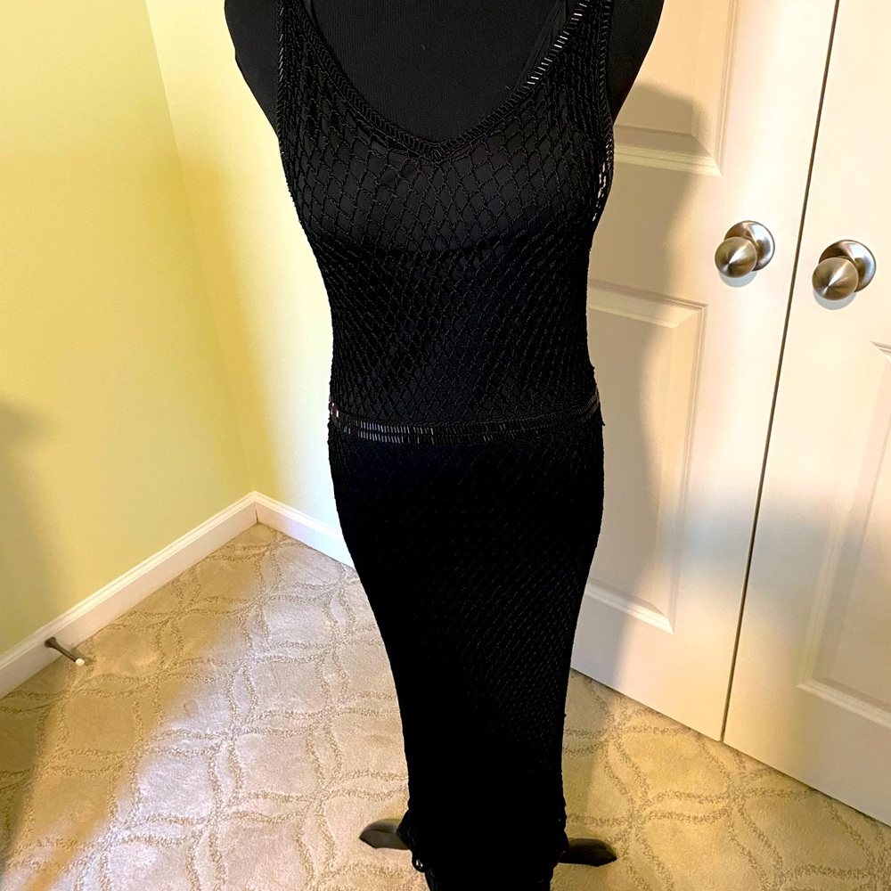 Trussardi vintage black cocktail dress size small